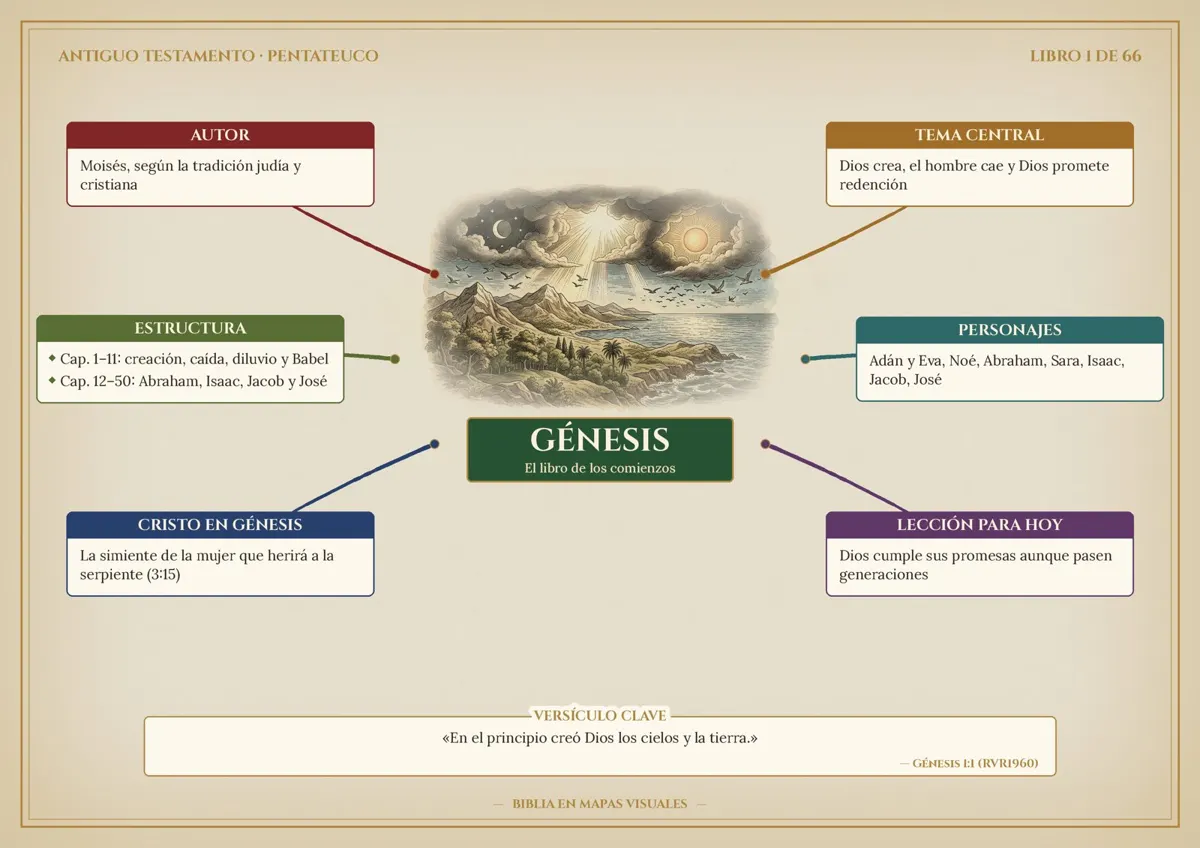 Mapa visual de Génesis